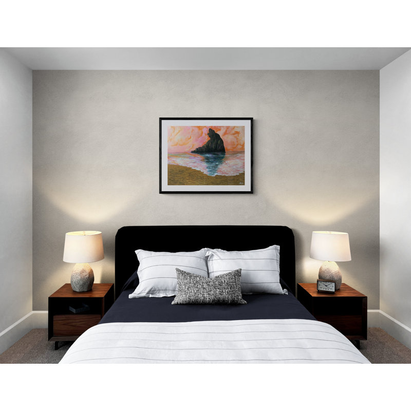 Seascape_403 Print by Alicia Lopez, Black Framed Paper, 25.25" H x 31.25" W
