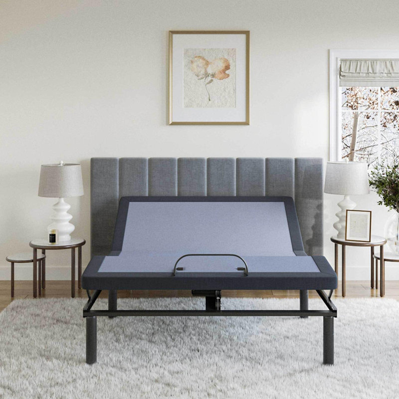 Base de lit réglable avec massage et réglage de la tête et des pieds, Très grand lit