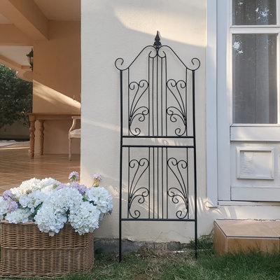 1 Pack Metal Trellis For Climbing Plants Outdoor 59" H X 22" W