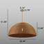 Luminaire suspendu tissé 1 lumière Harmony-129212713