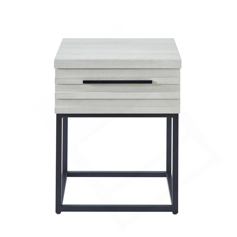 Celestial Contemporary Storage End Table