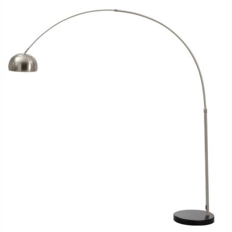Noland Arched Floor Lamp, Black