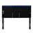 Queen Size Navy Blue Velvet Headboard, Contemporary Design, Button Diamond Stitch Upholstery, Adjustable Legs Headboard For Bed, Adjustable, Bedroom