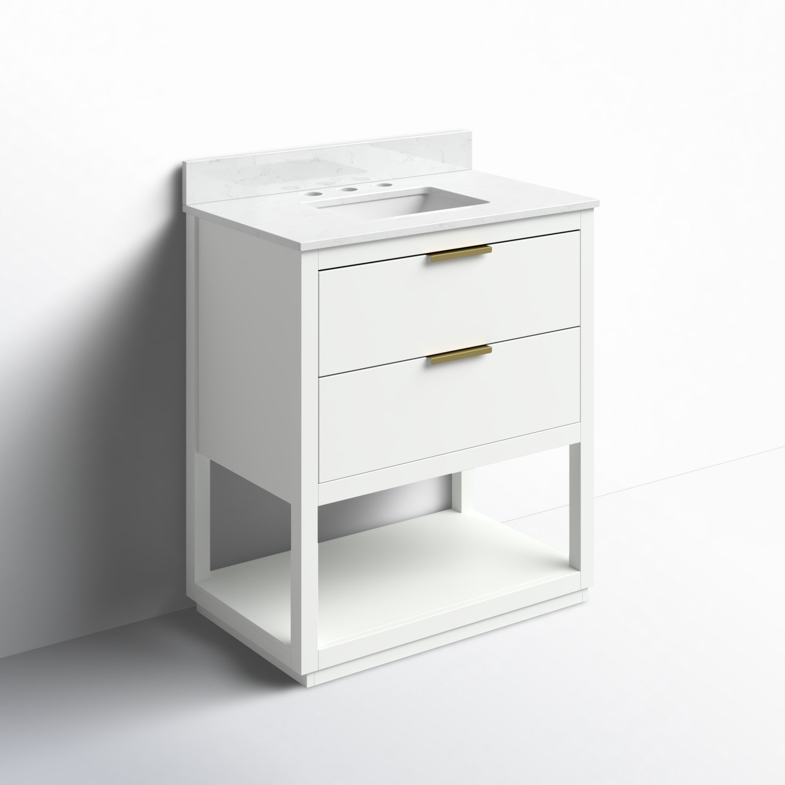 Felicity 30'' Single Bathroom Vanity, White