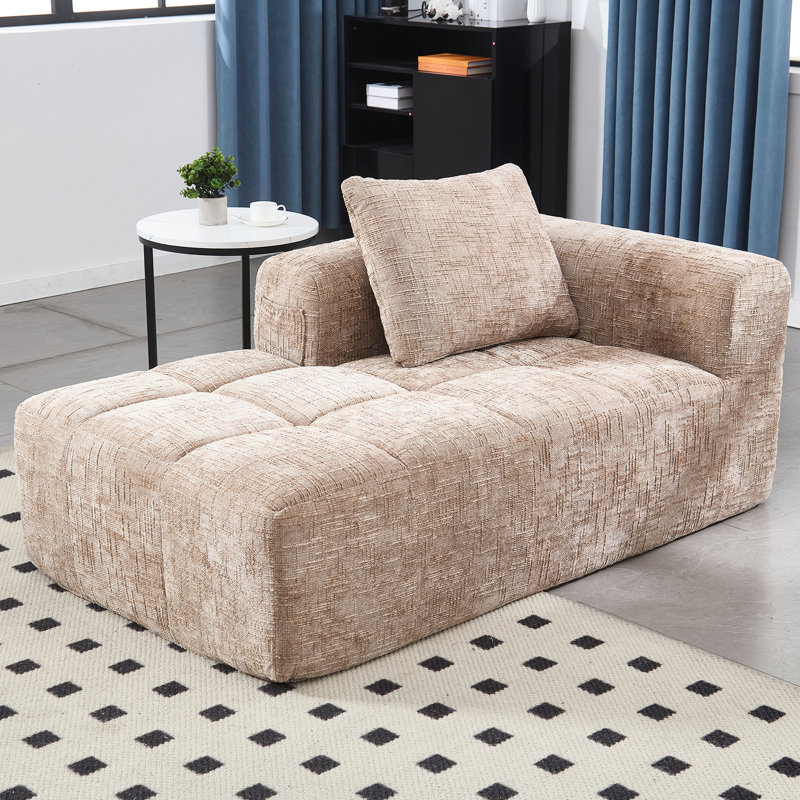 Chenille ergonomique - siège profond et assise confortable, canapé minimaliste pour une éponge d'élasticité de soutien exceptionnel