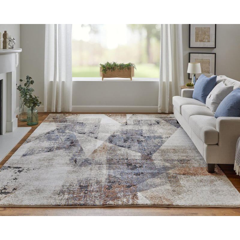 Tapis rectangulaire Rivah, Rectangle 5 pi 3 po x 8 pi