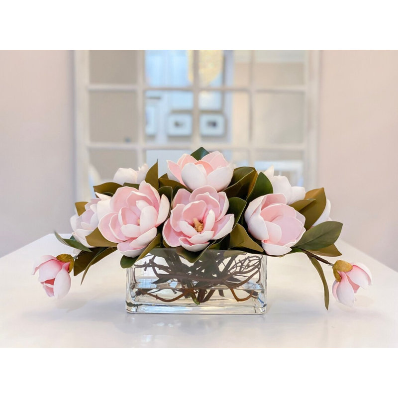 Pink Real Touch Rose & Peony Stems – Luxury Faux Floral Stems