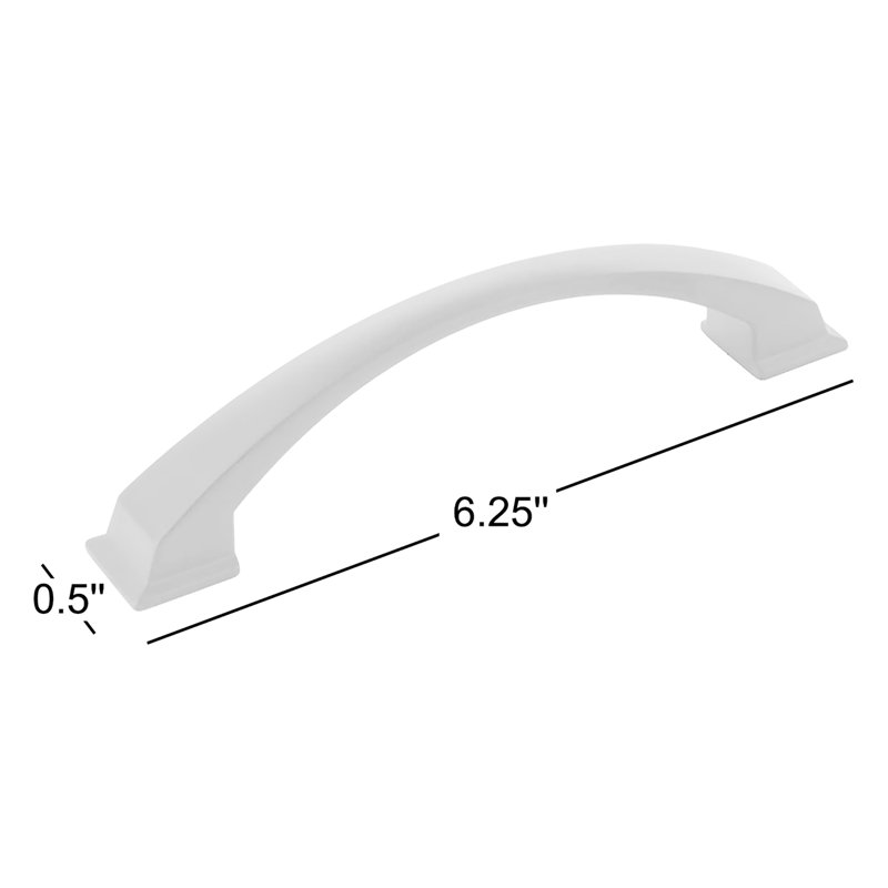 Roman Arch Pull, 5", Matte Black