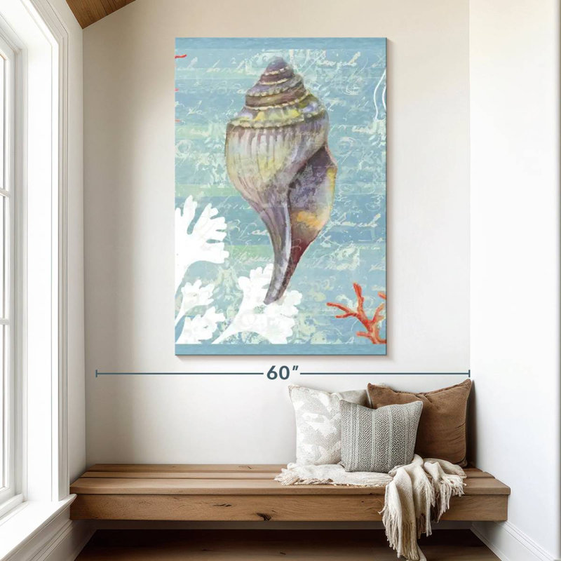 Aletra Shell Collage, 51" H x 34" W