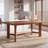 63" Solid Wood Executive Office Desk, Walnut