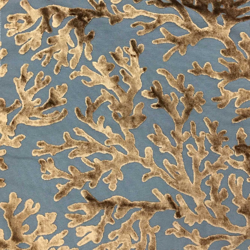 St Tropez-Scuba Burnout Velvet Fabric, Pink