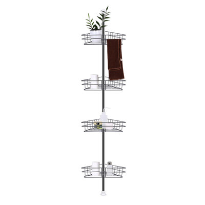 Hennings Metal Adhesive Bathroom Shelves