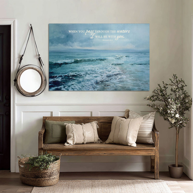 «Hope on the Horizon», art mural sur toile grand format - Décoration de salon, de chambre à coucher ou de bureau