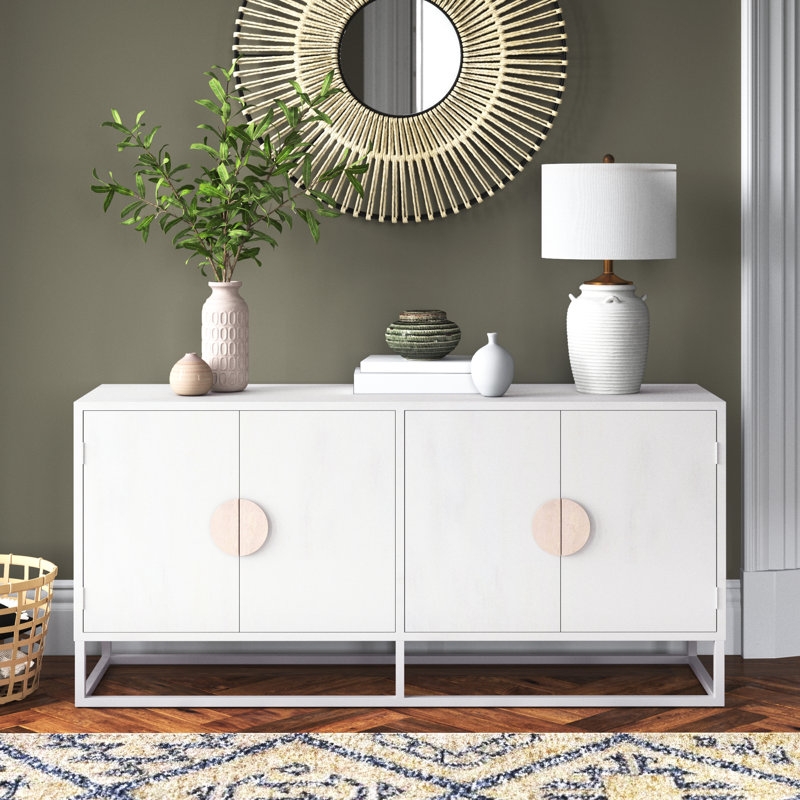 Ciri Modern Wood and Metal Sideboard