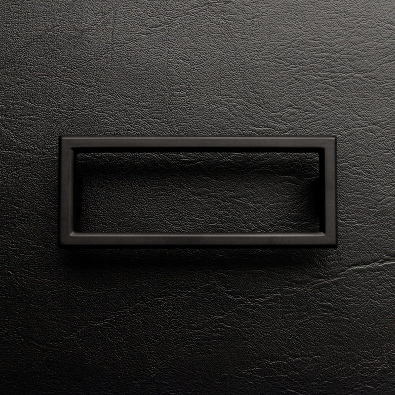 Bijou Precedent Collection Pull 4-1/16 Inch Center to Center, Matte Black