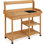 Burroughs Fir Wood Outdoor Potting Bench with Sink Drawer