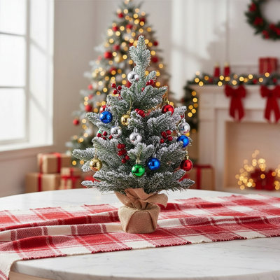 2' H Lighted Artificial Christmas Tree