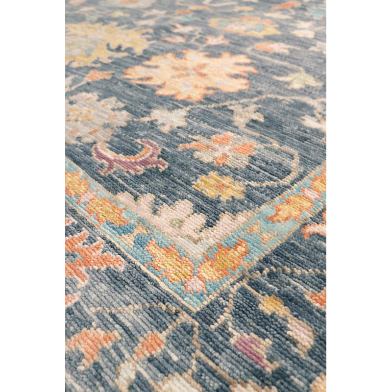 Oriental Area Rug in Blue, Rectangle 8'3" x 10'2"