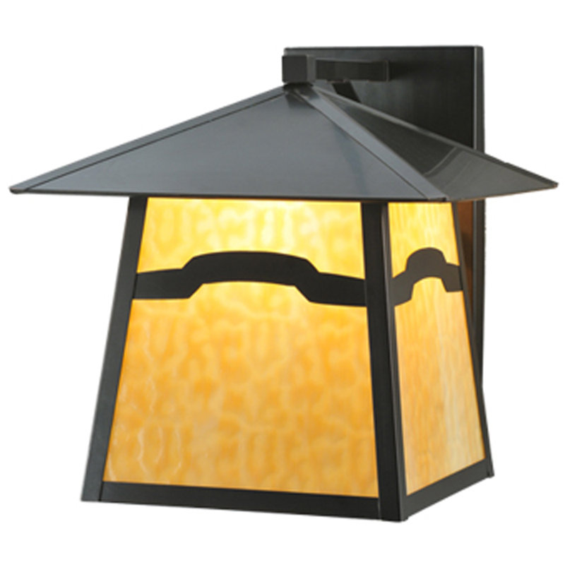 Outdoor Wall Lantern, 15" H x 16" W x 18" D