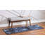 Tapis bleu Victorville-53962350