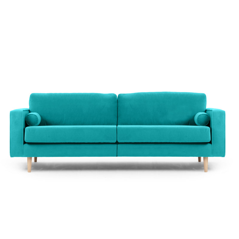 Boubacar Sofa, Natural, Turquoise, 3