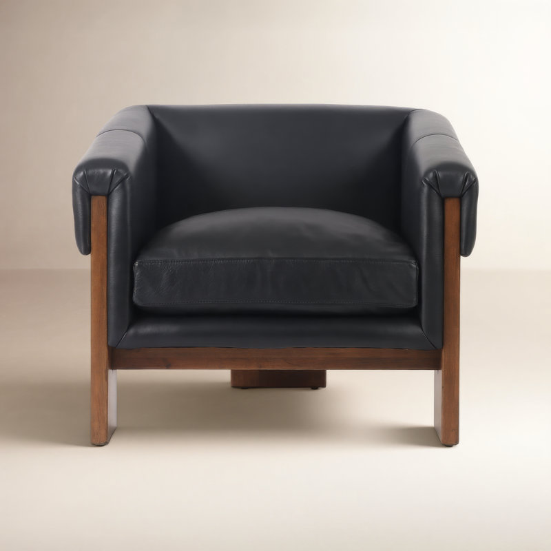 Cairo Chair-Harrison Black, Modern Velvet Smoke