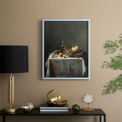 Reproduction encadrée FLORAL Series DCC XXXVII - bois massif