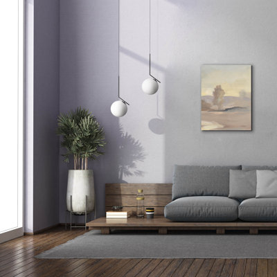 «Monochromatique Farm View 4» par Silvia Vassileva, art mural sur toile, 40 x 54 po