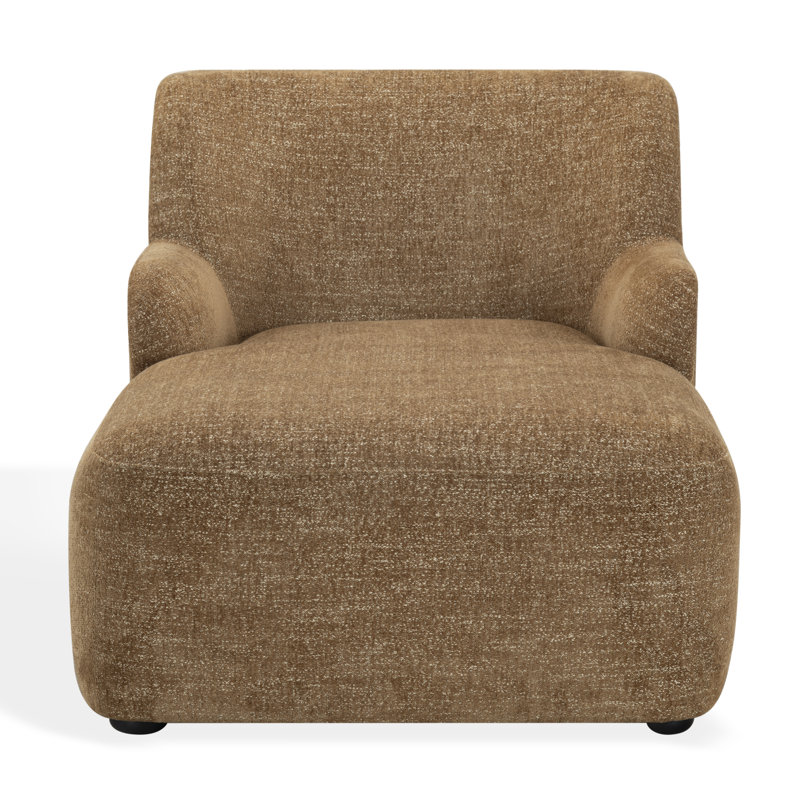 Chaise longue Frederici, Brun