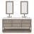 Anslem 72" Carrara White Marble Countertop Bath Vanity in Gray Oak with Faucet and Mirror-2093098306-2093098304