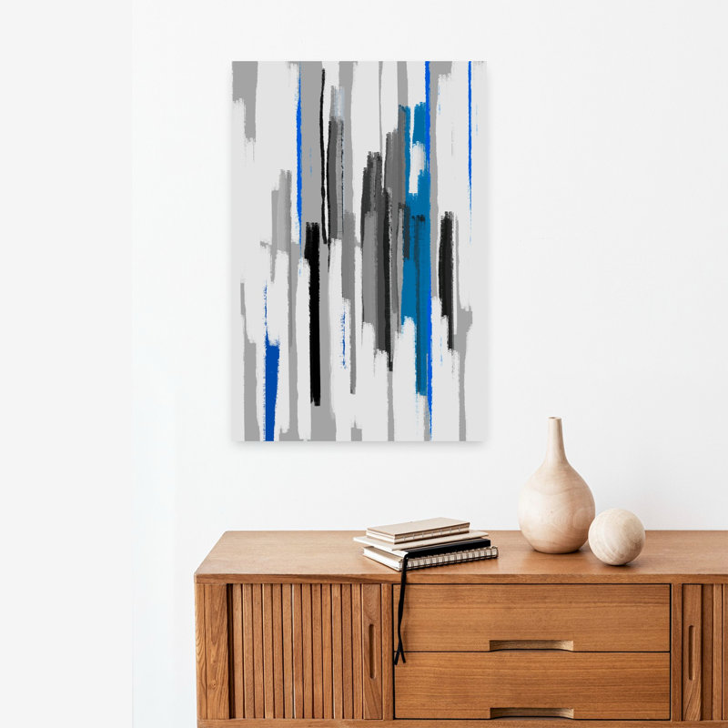 Panthère I, art mural contemporain abstrait, H 24 po x l 16 po