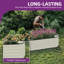 Metal Raised Garden Bed,240x61x43cm-1830031391