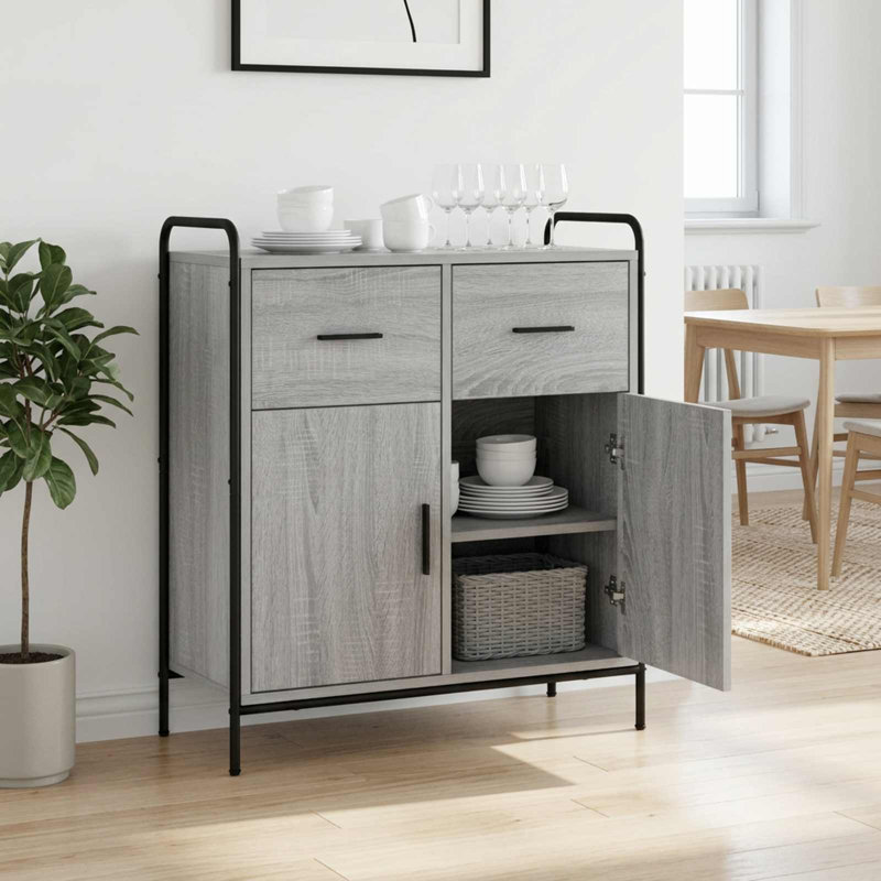Sideboard with Storage Engineered Wood Unit Dining Room Furniture