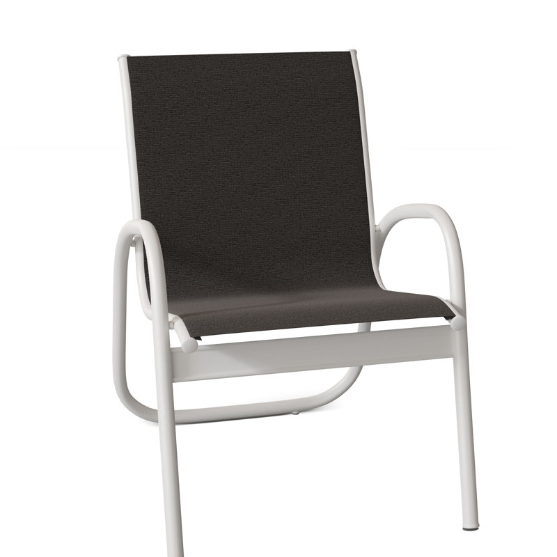 Fauteuil de patio Gardenella, Neige texturée, Ombre Augustine