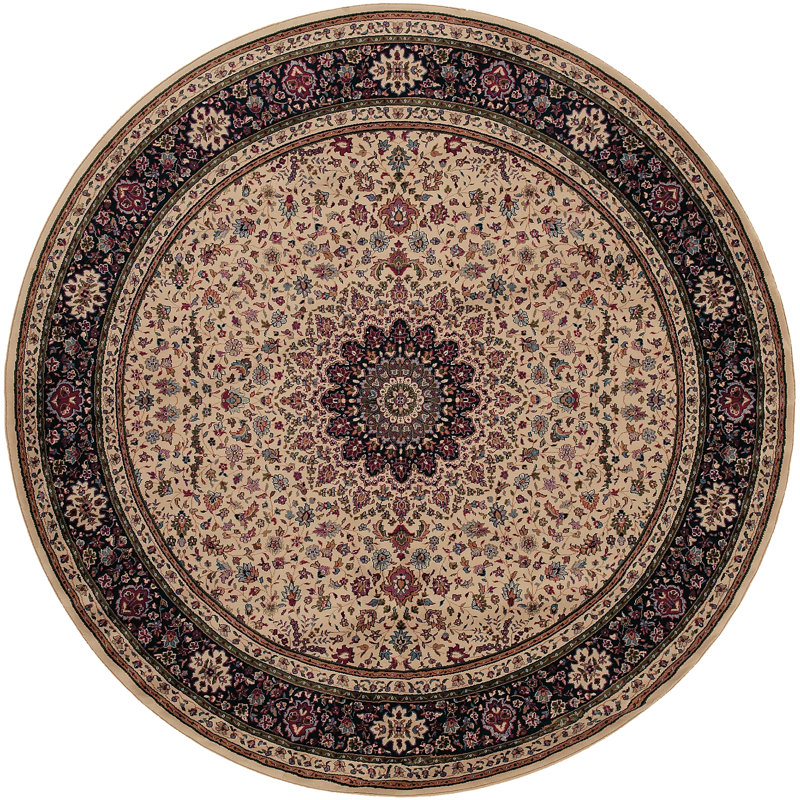 Shelburne Oriental Indoor Rug, Round 6'