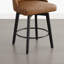 Tabouret de comptoir pivotant rembourré-192449993