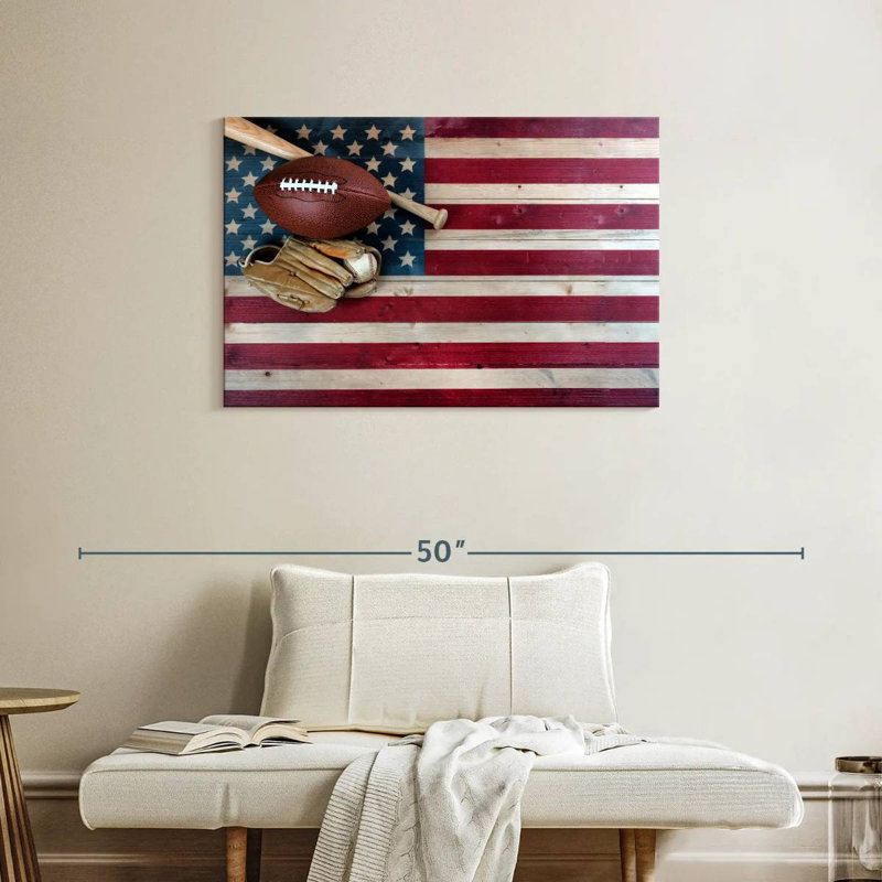 Borges American Favorite Sports, H 24 po x l 36 po