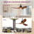 42" Solid Wood Outdoor Ceiling Fan with Remote, Damp Rated Patio Gazebo Fan with 16ft Plug-in Cord & Hardwire Option, Dimmable Light with Memory Function-1756768585