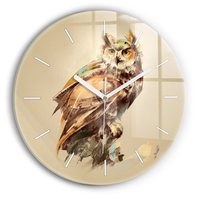 Glass Wall Clock