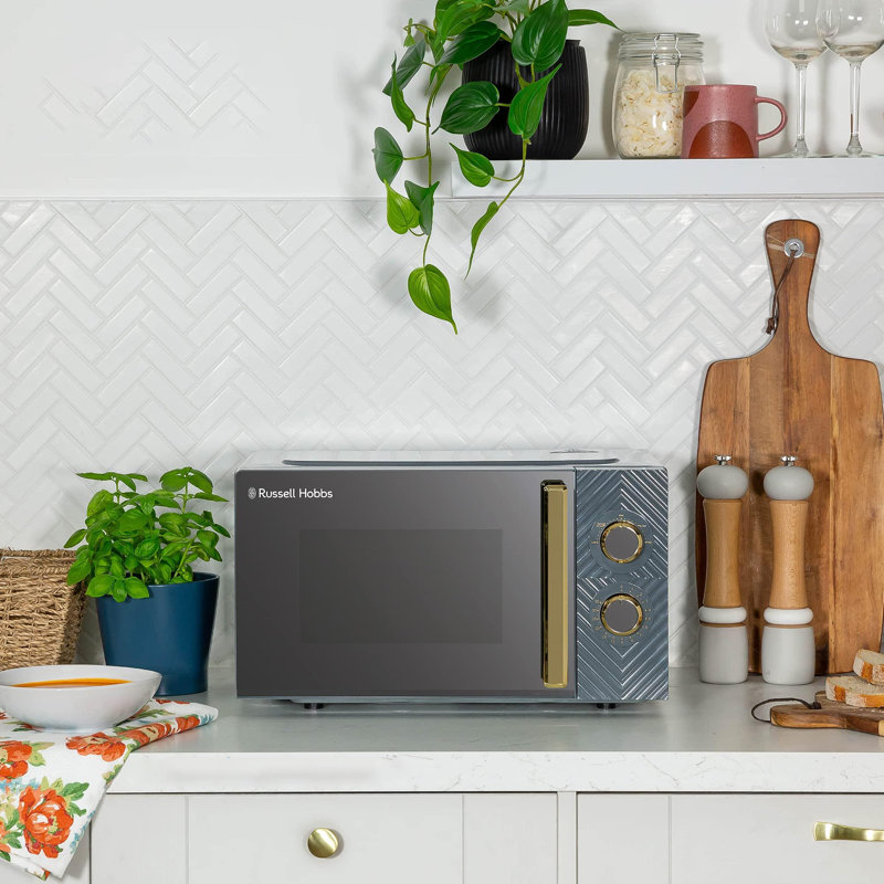 KYEUIN 45cm 0.017m³ L 700W - Watt Countertop Microwave, Grey