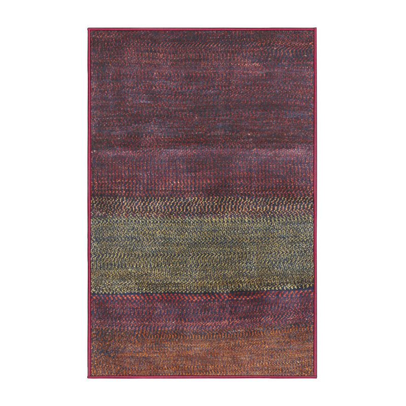 Tapis mauve / vert O'Carroll, Rectangle 2 pi x 5 pi