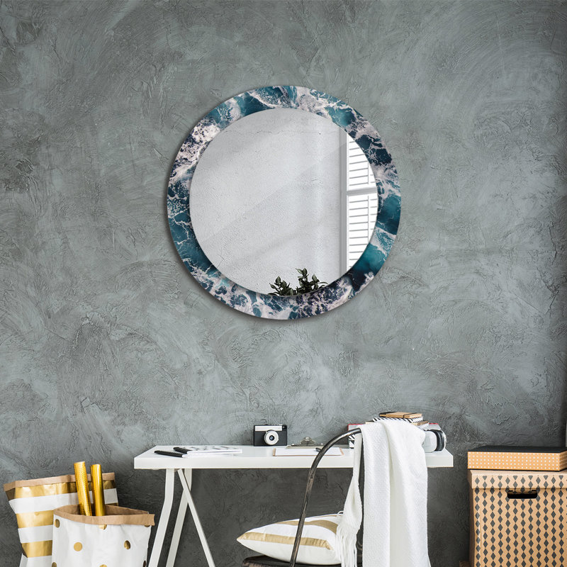 Huldar Glass Flat Wall Mirror