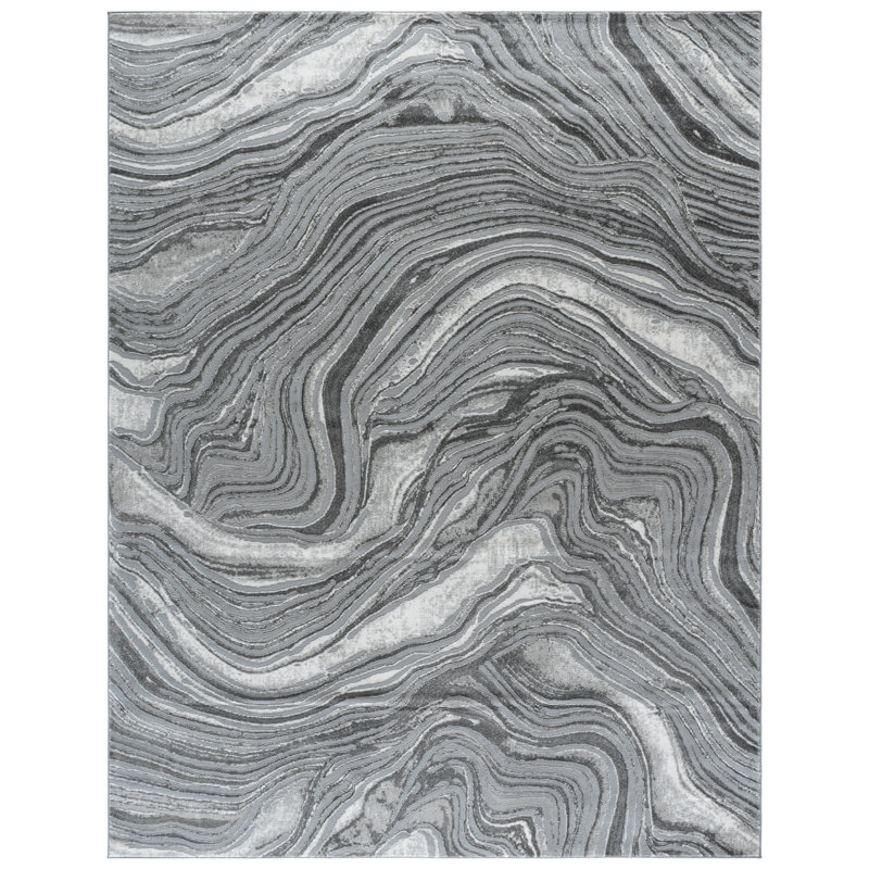 Meadow 500 Performance Abstract Rug, Rectangle 8' x 10'