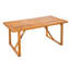 Ensemble repas d'extérieur en bois d'acacia de qualité supérieure pour patio moderne