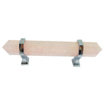 Rose Quartz 3" Center to Center Bar Pull
