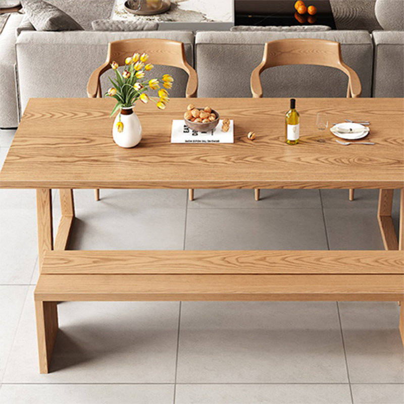 Ensemble de table Classic en bois massif, H 29,52 po x L 78,74 po x l 31,49 po
