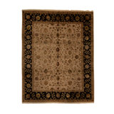 Handmade Silk and Wool Oriental Area Rug