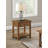 Thurston 1-drawer Wood End Table with Shelf Distressed Brown-542771382