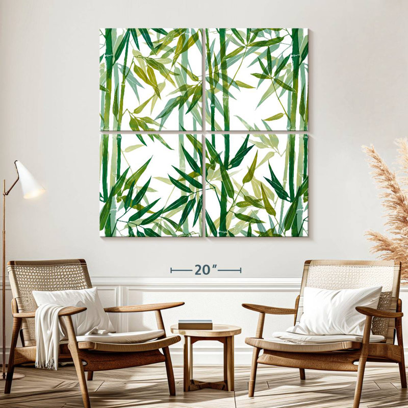 Motif Harnek Bamboo Grove, H 57 po x l 57 po