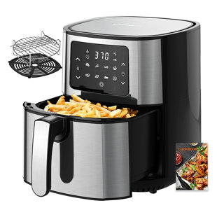 Smart Air Fryer 4.5l Large-capacity Household Multi-functional Smart  Oil-free Smokeless Electric Oven Air Fryer 220v